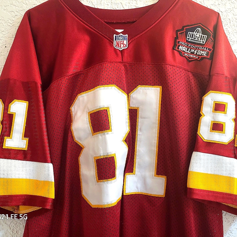 Vintage Maroon Washington Redskins Throwback Jersey